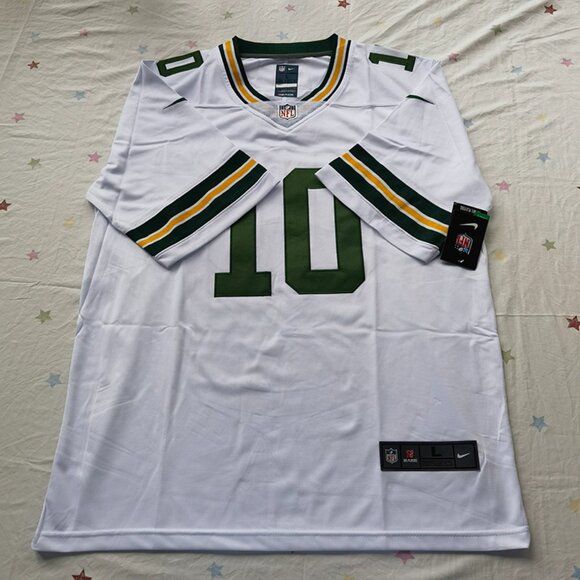 NFL LOVE White V-Neck No. 10 Jersey - Picture 8 of 9